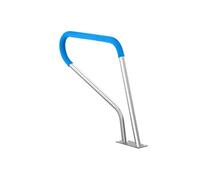 Rampe Piscine Main Courante Acier Inox avec Plaque de Base 990 x 812 mm