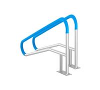 Rampe Piscine Main Courante Acier Inox Plaque de Base 1395 x 810 mm 2PCS