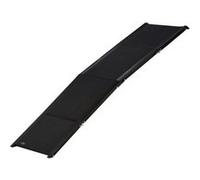 PawHut Rampe Pliable pour Chiens en Alliage d'aluminium, escalier pour Chien avec Surface antidérapante, Facile à Transporter - Rampe Voiture Chien pour Chiens de Grands Taille, 158x43,5x2,5cm, Noir