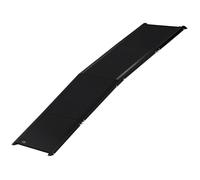 Rampe pliable pour chiens - PawHut - en alliage d'aluminium - surface antidérapante - facile à transporter - 158x43,5x2,5cm - noir