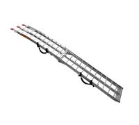 Rampe pliable UNITRAILER ALR002 en aluminium pour remorque, 221 cm,