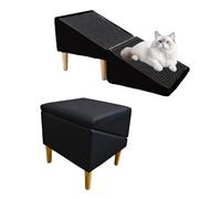 Rampe pliante pour chien avec surface antidérapante et inclinaison douce, idéale pour les grands et petits chiens, marchepied portable pour animaux de compagnie