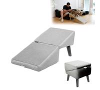 Rampe pour Chien ottomane divisée, escalier Pliant léger 2 en 1, Rampe pour lit, canapé et Voiture, Hauteur 14,5 po, pour lit, canapé et marches pour Animaux de Compagnie