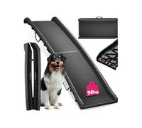 Rampe pour chien pliable et antidérapante jusqu'à 90kg noir