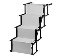 Rampe pour Chien Portable pour Voiture, Convient pour Les Chiens de Grande et Petite Taille. L'échelle Pliable de Voiture est Pratique et Rapide, Peut Supporter Un Poids de 60 kg