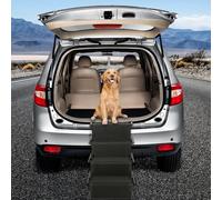 Rampe pour Chien Portable pour Voiture,Escalier pour Chien,Utilisable pour Tous Les véhicules,Escalier Chien Pliable,Rampe Chien,Rampes d'accès pour Petit et Grand Chiens (Noir, XXL)