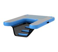 Rampe Pour Chien - Rampe D'eau Flottante Gonflable Pour Chien - Échelle Flottante Pour Bateaux - Surface Antidérapante Bleu Gris