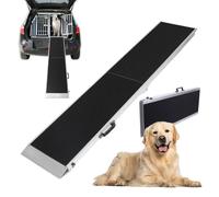 Rampe pour Chiens Escalier Hundeautorampe Aluminium Dépliable Jusqu'À 180 KG