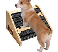 Rampe pour Chiens - Support d'escalade en Bois antidérapant, Coussin en Feutre, Pont d'accès au canapé-lit, Voie de mobilité intérieure pour Animaux de Compagnie, Zone de traversée surélevée pour Le