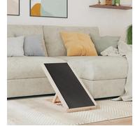 Rampe pour chiens - vidaXL - Bois de sapin - Surface antidérapante - Hauteur réglable - Pliable