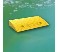 rampe pour fauteuil roulant， 2" 3" 5" 7" Rise Lightweight Driveway Curb Ramps For Doorway Garage Warehouse Stroller Scooter(Yellow,H 5cm/2")