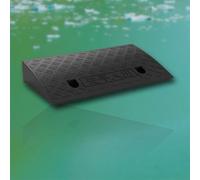 rampe pour fauteuil roulant, 2" 3" 5" 7" Rise Lightweight Driveway Curb Ramps For Doorway Garage Warehouse Stroller Scooter(Black,H 13cm/5")