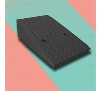rampe pour fauteuil roulant， 2" 4" 7" Rise Kerb Ramp, Portable Driveway Curb Ramps Handicap Ramps For Home Dock Garage Shed Ramps(50x80x20 cm)