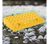 rampe pour fauteuil roulant， 2" 5" 4" Portable Driveway Ramps Shed Ramps For Wheelchair Steps Walkers Stroller Scooter(Yellow,50x22x5 cm)