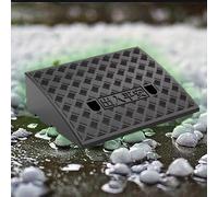 rampe pour fauteuil roulant, 2" 5" 4" Portable Driveway Ramps Shed Ramps For Wheelchair Steps Walkers Stroller Scooter(Black,50x40x17 m)
