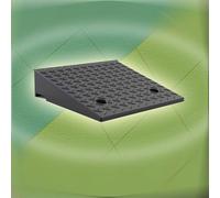 rampe pour fauteuil roulant, 2" 5" 7" Rise Doorway Threshold Ramp, Steps Transition Ramp For Warehouse Sidewalk Steps(50x50x13cm)
