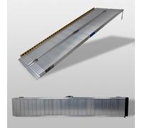 Rampe pour Fauteuil Roulant 213 CM Pliable Léger Aluminium Mobile Schwellenrampe