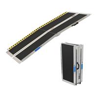 Rampe pour Fauteuil Roulant de Seuil Aluminium 2-Fach Pliant 183 CM 272 KG Anti