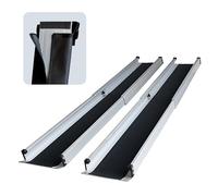 Rampe pour fauteuil roulant en aluminium - Rampe télescopique pliable - En aluminium - 213 cm