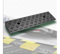 rampe pour fauteuil roulant, Non-Slip Garage Entry Ramps Shed Ramps For Loading Dock Warehouse(Black,50x13x3 cm)