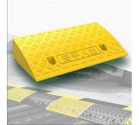 rampe pour fauteuil roulant, Non-Slip Garage Entry Ramps Shed Ramps For Loading Dock Warehouse(Yellow,50x27x14cm)