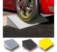 rampe pour fauteuil roulant, Non-Slip Plastic Threshold Ramp Shed Ramps For Indoor Outdoor Garage Warehouse(Grey,50x30x12 cm)