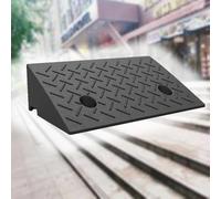 rampe pour fauteuil roulant, Portable Curb Ramps 2" 4" Rise Driveway Ramps For Sidewalk Steps Garage Cars(50x25x8 cm(20"x10"x3"))