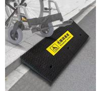 rampe pour fauteuil roulant, Portable Non-Slip Doorway Threshold Ramp Handicap Ramps, Steps Transition Ramp For Truck Stroller(100x38x8 cm)