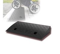 rampe pour fauteuil roulant, Portable Wheelchair Ramp Non-Slip Handicap Ramps Shed Ramps For Garage Dock Trailer Sidewalk(Black,50x27x14cm)
