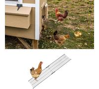 Rampe pour poulailler Chicken Coop Ramp Longueur réglable Échelles de Rampe pour Les problèmes de Pieds ou Les Poules Qui ne Peuvent Pas Voler