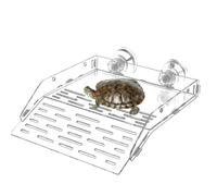 Rampe pour Tortues - 20 x 25 x 5 cm, Quai Polyvalent en Acrylique, Rampe pour Reptiles, Accessoires pour réservoir de Tortues | Bernard l'ermite, lézards, Grenouilles, terrasse