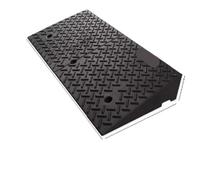 Rampe Protection Câble Rampe en Caoutchouc et Plastique for Trottoir, Voiture, seuil de Route, Triangle d'escalade, ralentisseur, Pente ascendante, Le Long la(50x42x12CM)