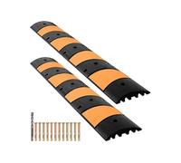 Rampe Protection de Câble 2 Canaux 185×31×5,5cm Ralentisseur Pour Garage Route