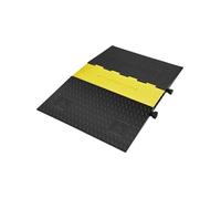 Rampe Protection de Câble 5 Canaux Avec Couvercle Supérieur Rabattable 114,5×80×5cm