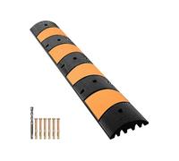 Rampe Protection de Câble Avec Deux Canaux 185×31×5,5cm Pour Les Surfaces d'Asphalte