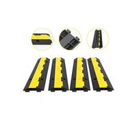 Rampe Protection de Câble Ralentisseur Modulaire Caoutchouc 4PCS 2 Canaux