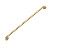 rampe Rampe d'escalier en métal galvanisé, rampe industrielle en fer for support mural escalier(Gold,150cm)