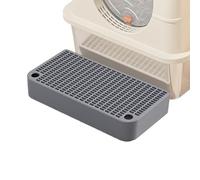 Rampe surélevée pour Chats: Tapis Lavable, Accessoire de litière, Plate-Forme Facile à Nettoyer | Conception de filtrante, Solution d'escalier antidérapante pour Chatons et Chats âgés