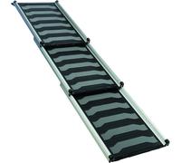 Rampe télescopique 3 marches, en aluminium/TPR Trixie Noir TU