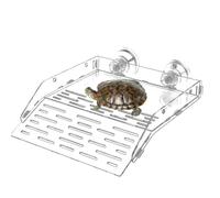 Rampe Tortue | Rampe Acrylique Transparente | Aquariums Plate-Forme d'escalade Reptile | Dock des Tortues Durables avec Un Accès Facile, Un Matériau Non Toxique, Idéal pour Les Grenouilles, L
