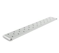UNITRAILER Rampe d'Accès en Acier 250 cm pour Remorque et Dépanneuse, Capacité 1500 kg, Largeur 30 cm pour Chargement Sécurisé de Véhicules et Engins de Chantier