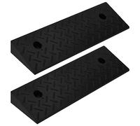 Rampes de bordure 2 pcs 50x17,5x5 cm Caoutchouc