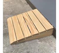 Rampes de Bordure for allées, rampes en Bois for Personnes handicapées for fauteuils roulants, marches et Portes d'entrée, rampes de seuil Robustes for abris de Jardin(Size:30.8 * 30 * 10cm)
