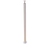 Rampes de clôture pour escaliers extérieurs Supports de main courante pour escaliers intérieurs Montés au sol Installer des colonnes en fer et des rails en bois