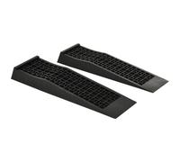 HOMCOM Ensemble de 2 rampes pour Voiture véhicule Utilitaire Rampe de Chargement Lourde 3T Caravane Camping-Car dim. 70L x 19,5l x 7,8H cm PP Noir