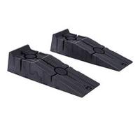 DURHAND Rampes de Chargement en Plastique pour Voiture, rampes accès, 2 pièces, capacité de 2,5 tonnes, 91 x 30 x 21 cm, Noir