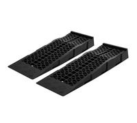 Rampes de Levage Voiture, Rampes de Service Auto, Rampes Garage Antidérapantes 3 Tonnes PP, Surface Grille Angle 8.6°, Élévation 70mm Cric Hydraulique, Entretien SUV Pickup, Lot de 2