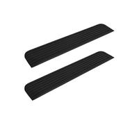 vidaXL Rampes de seuil 2 pcs 110x21x2,5 cm Caoutchouc