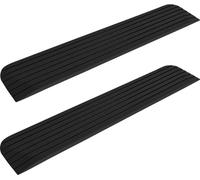 Rampes de seuil 2 pcs. 110x21x2,5 cm caoutchouc