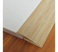 Rampes de seuil en PVC,Barre de Seuil,Réducteurs de Seuil,Bandes de Transition au Sol Autocollantes,Profil de Compensation de Réglage en Hauteur Rattrapage Niveau,Rail de Transition,100cm×1cm